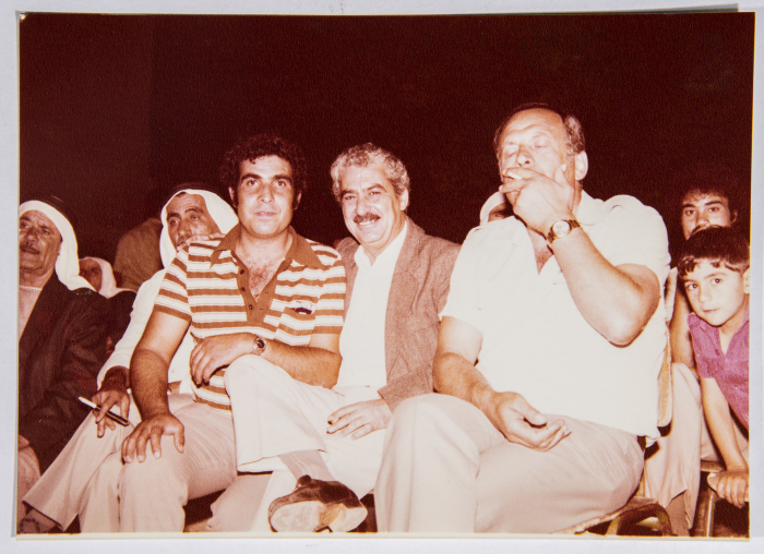 Tawfiq Ziad on a visit to Umm al-Fahm