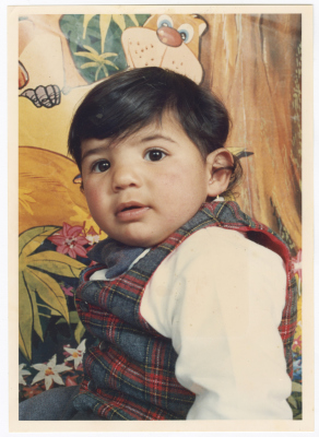 A Photograph of a Child Sent to Omar al-Qasim, 25 April 1989