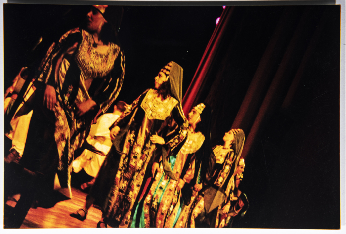 A Glimpse of el-Funoun Palestinian Popular Dance Troupe's Show in Lebanon, 2000