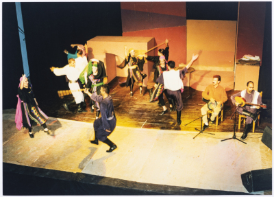 A Glimpse of el-Funoun Palestinian Popular Dance Troupe's “Zaghareed” Dance Show in 1997