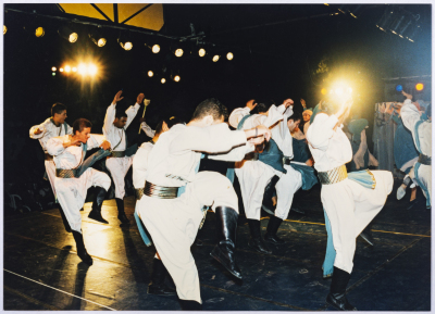 A Glimpse of el-Funoun Palestinian Popular Dance Troupe's “Zaghareed” Dance Show in 1997