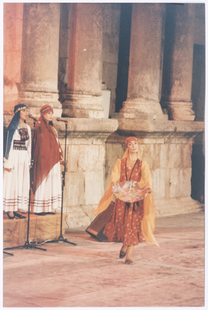 El-Funoun Palestinian Popular Dance Troupe Participating in Jerash Festival of Culture & Arts