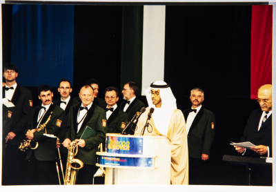 A Glimpse of el-Funoun Palestinian Popular Dance Troupe’s Show at the Palestine International Festival, 1999