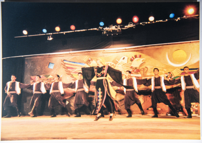 El-Funoun Palestinian Popular Dance Troupe Participating in the Palestine International Festival in 1996