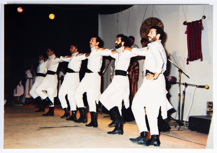 فرقة الفنون الشعبية  في مهرجان التراث في بيرزيت