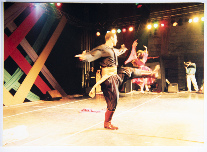 مشاركة فرقة الفنون الشعبية في افتتاح مهرجان فلسطين  في بيرزيت