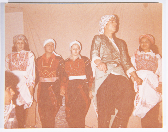 El-Funoun Palestinian Dance Troupe Participates in a Dabkeh Competition at Birzeit University	