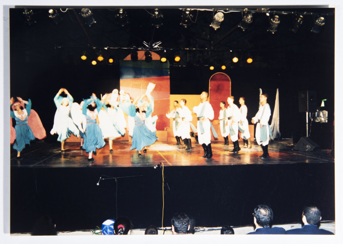 A Glimpse of al-Funoun Troupe's Dance Show “Zaghareed” at the Kick-Off of the Palestine International Festival, 1997