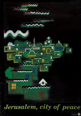 "Jerusalem, City of Peace", a PLO Poster, 1990