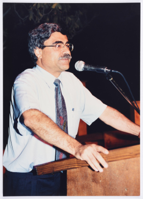 Solidarity Meeting in Nazareth with Marcel Khalifa, 1999