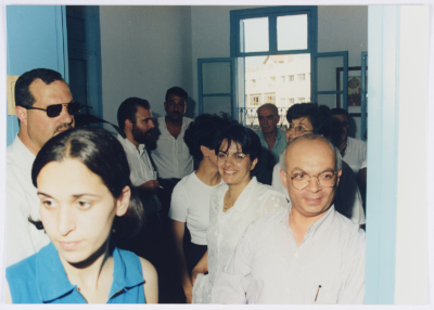 The Opening of the Tawfiq Zayyad Foundation in Nazareth, 1998