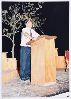 Solidarity Meeting in Nazareth with Marcel Khalifa, 1999