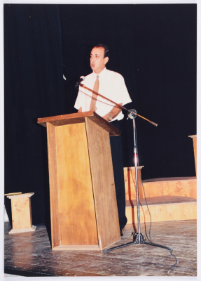 Solidarity Meeting in Nazareth with Marcel Khalifa, 1999