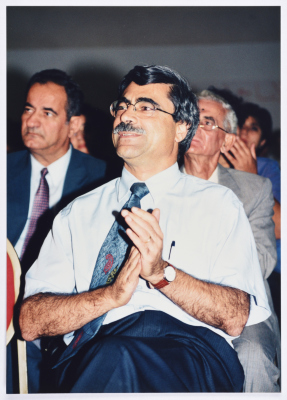Solidarity Meeting in Nazareth with Marcel Khalifa, 1999