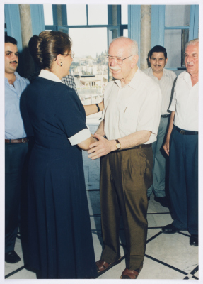 The Opening of the Tawfiq Zayyad Foundation in Nazareth, 1998