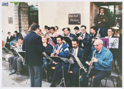 احتفالات عيد الميلاد في مدينة الناصرة عام 1993 