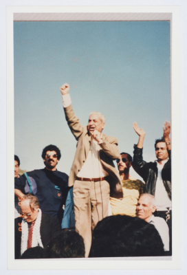 Tawfiq Zayyad Giving a Speech