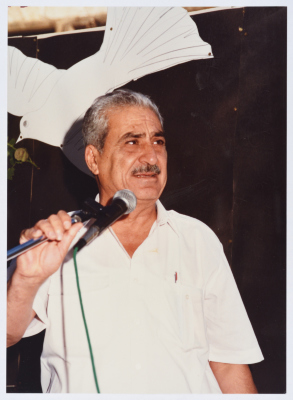 Tawfiq Zayyad at the Graduation Ceremony of the Thirty-Seventh Batch of Nazareth High School