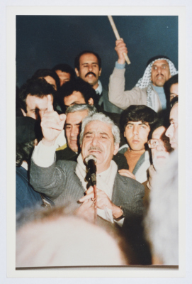 Tawfiq Zayyad Giving a Speech