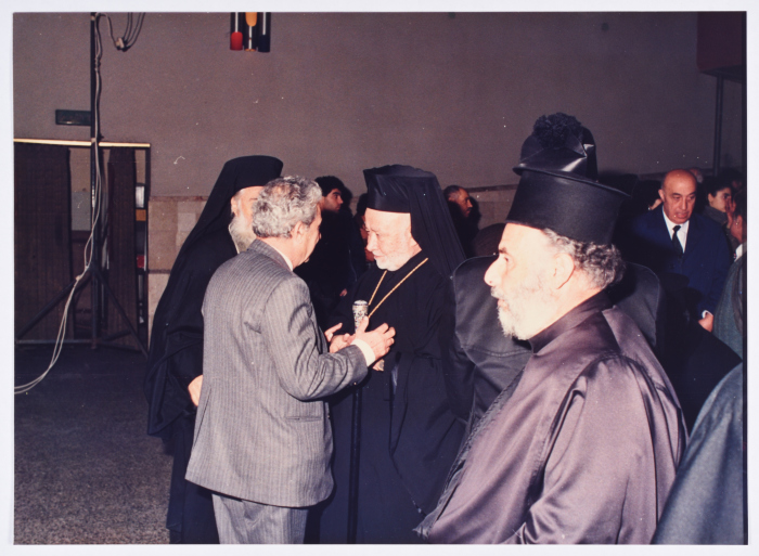 Christmas celebration in Nazareth in 1987