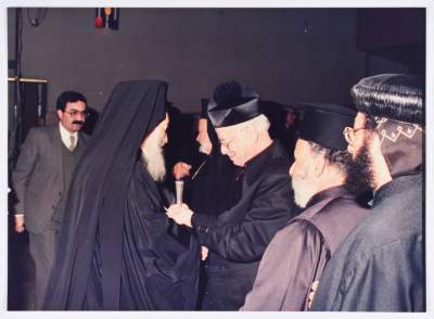 Christmas celebration in Nazareth in 1987