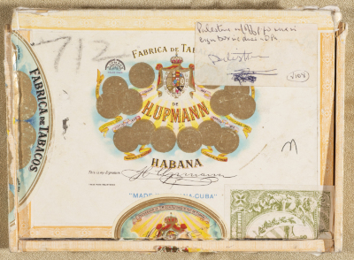 A Cuban cigar box used during the British Mandate