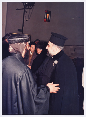 Christmas celebration in Nazareth in 1987