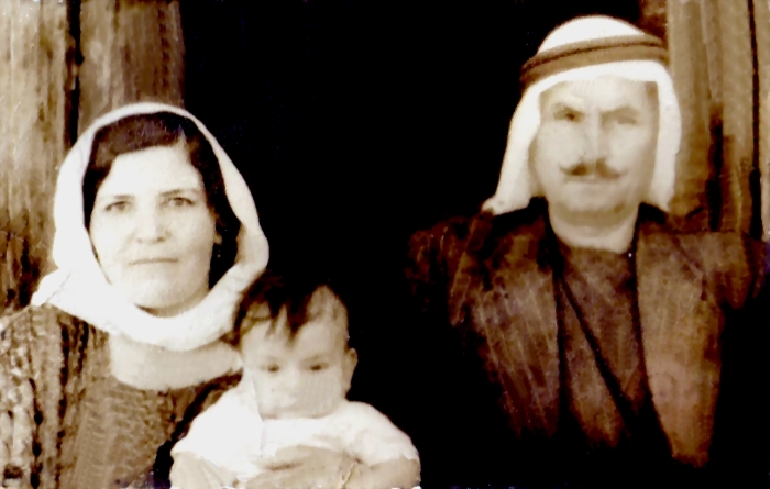 Jamil Kanaana and his parents