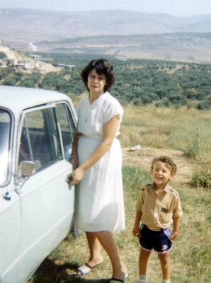 a lady with her child