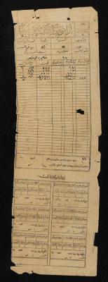 وثيقة ملكية أرض في قرية الرينة في الناصرة أصدرتها الحكومة العثمانية
