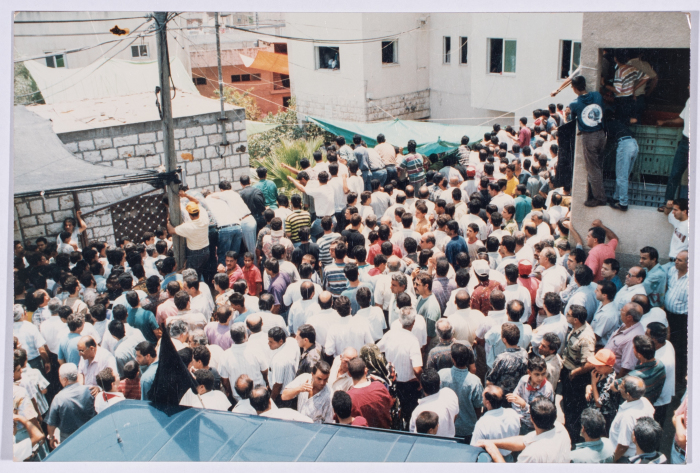 Funeral of Tawfiq Ziad in Nazareth in 1994