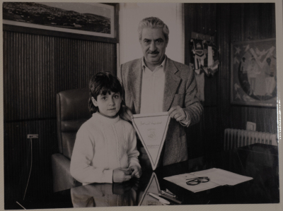 Tawfiq Ziad during participation in events as mayor of Nazareth