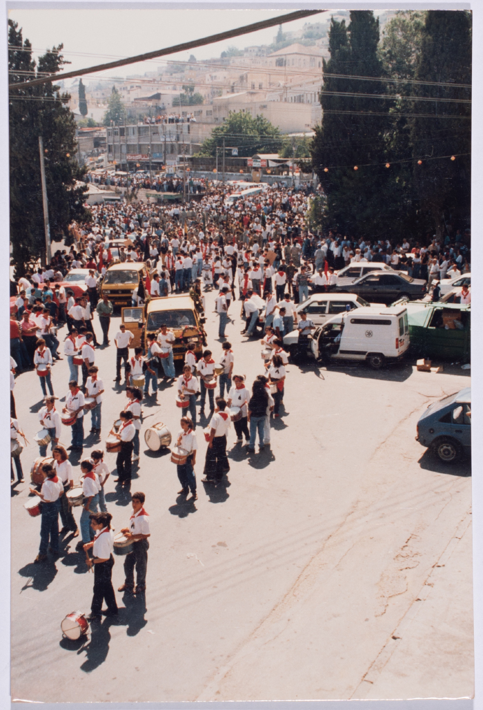 Funeral of Tawfiq Ziad in Nazareth in 1994