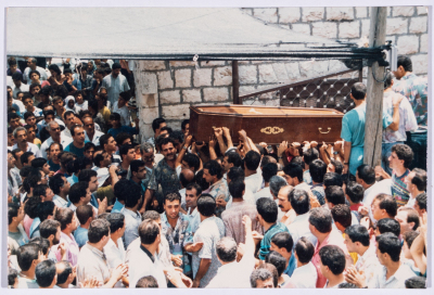 Funeral of Tawfiq Ziad in Nazareth in 1994