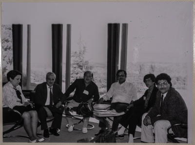 Tawfiq Ziad during participation in events as mayor of Nazareth