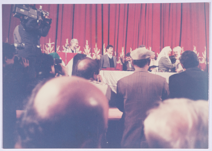 من زيارة توفيق زيّاد إلى مصر عام 1990 