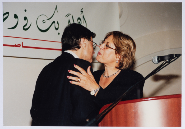أمسية محمود درويش في الناصرة عام 2000