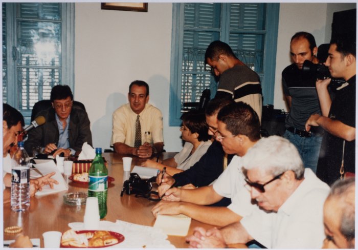 أمسية محمود درويش في الناصرة عام 2000