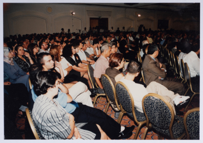 Mahmoud Darwish evening in Nazareth in 2000