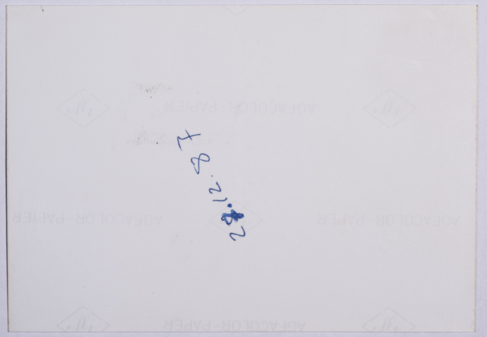 Tawfiq Ziad in front of the statue of the march in the town of Majdal Shams