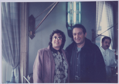 Visit of Tawfik Ziad to Egypt in 1990