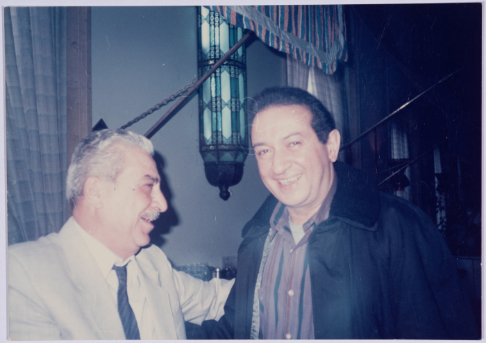 Visit of Tawfik Ziad to Egypt in 1990