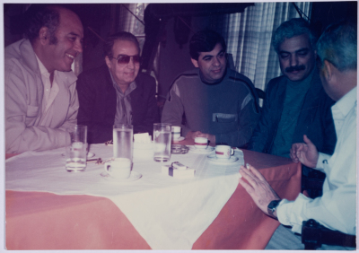 Visit of Tawfik Ziad to Egypt in 1990