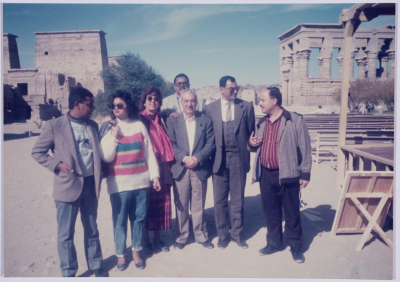 زيارة توفيق زيّاد إلى مصر عام 1990 