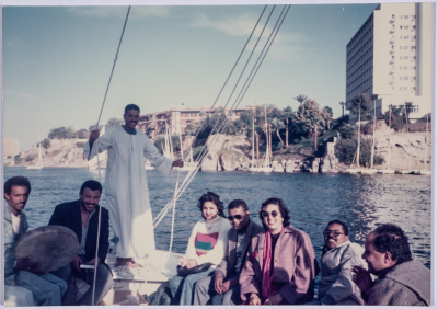 Visit of Tawfik Ziad to Egypt in 1990