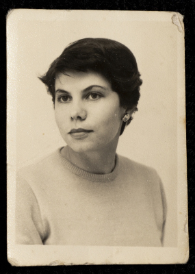 A portrait of Malak al-Husseini