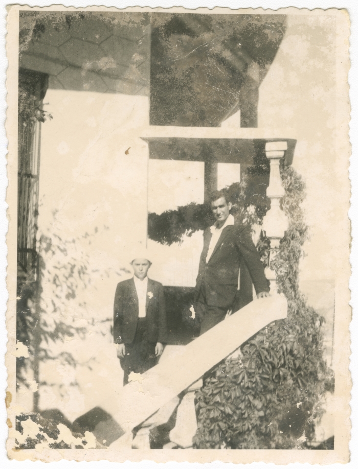 Two men at the Golan Heights