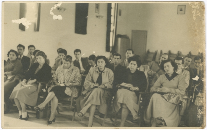 Jamal Yousef Ali with other teachers at The Green House - Jaffa