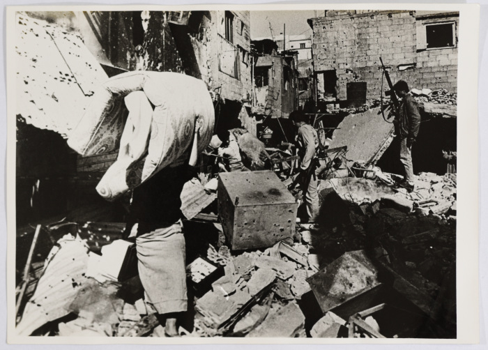 Total Bombardment of Shatila Camp During the War of Camps