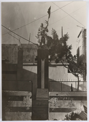 A Monument in a Palestinian Refugee Camp, Beirut, 1985